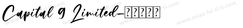 Capital 9 Limited字体转换